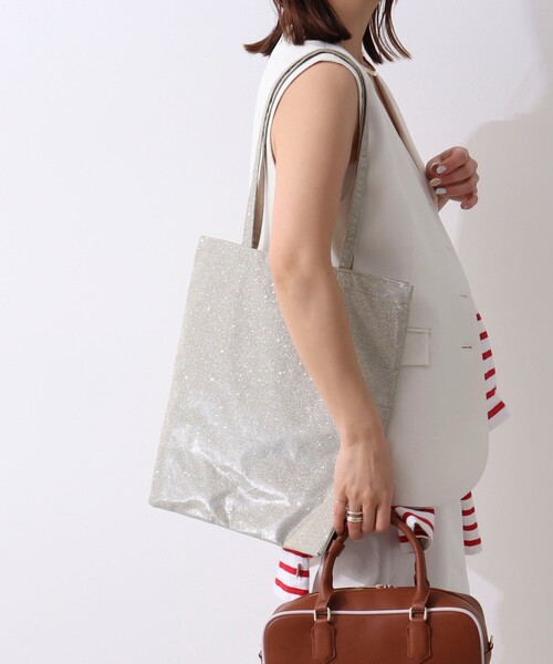 NOLLEY’S（ノーリーズ）の「キララメバッグ（トートバッグ・レディース・ゴールド/チャコールグレー/ブラック/ネイビー/グレイッシュベージュ/シルバー・FREE）」の10枚目の写真