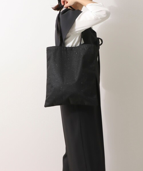 NOLLEY’S（ノーリーズ）の「キララメバッグ（トートバッグ・レディース・ゴールド/チャコールグレー/ブラック/ネイビー/グレイッシュベージュ/シルバー・FREE）」の16枚目の写真