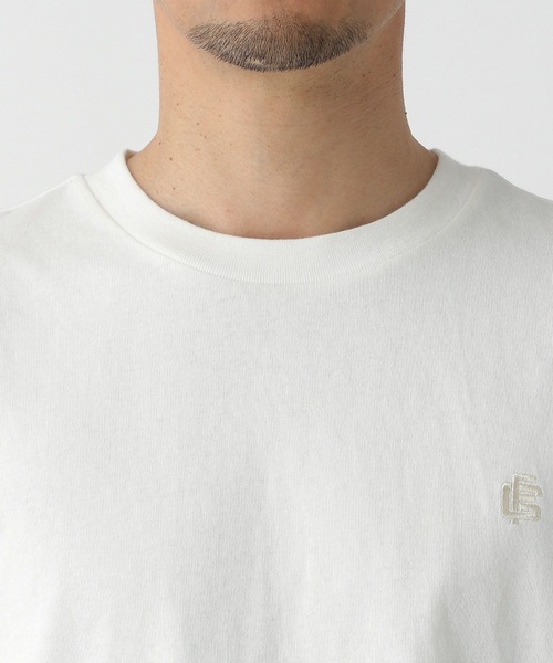 FOUND GOOD（ファウンドグッド）の「シシュウロゴロングT（Tシャツ/カットソー・メンズ・ホワイト系1/グレー系・S/M/L/XL）」の13枚目の写真