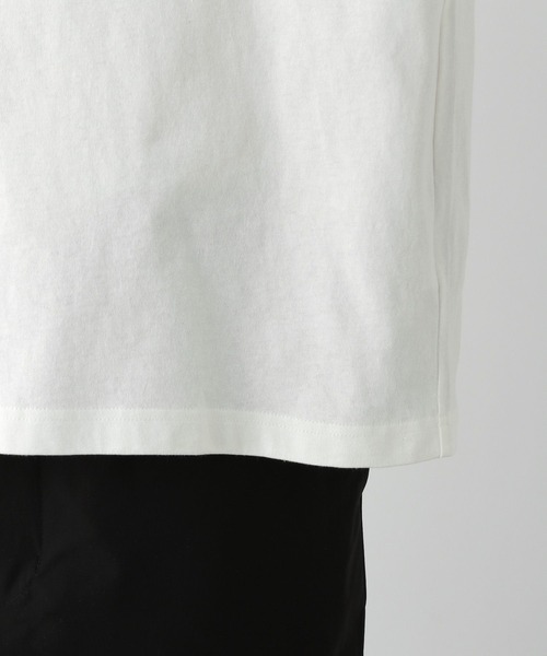 FOUND GOOD（ファウンドグッド）の「シシュウロゴロングT（Tシャツ/カットソー・メンズ・ホワイト系1/グレー系・S/M/L/XL）」の15枚目の写真
