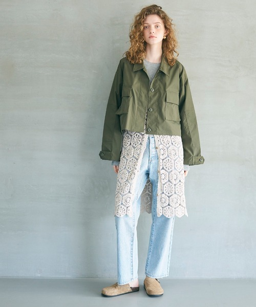 セール】【WEB限定セール】カギ編みロングベスト（ベスト）｜coca