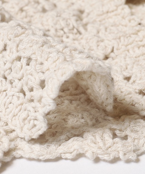 coca（coca）（コカ）の「【WEB限定セール】カギ編みロングベスト（ベスト・レディース・アイボリー・ONE SIZE）」の17枚目の写真