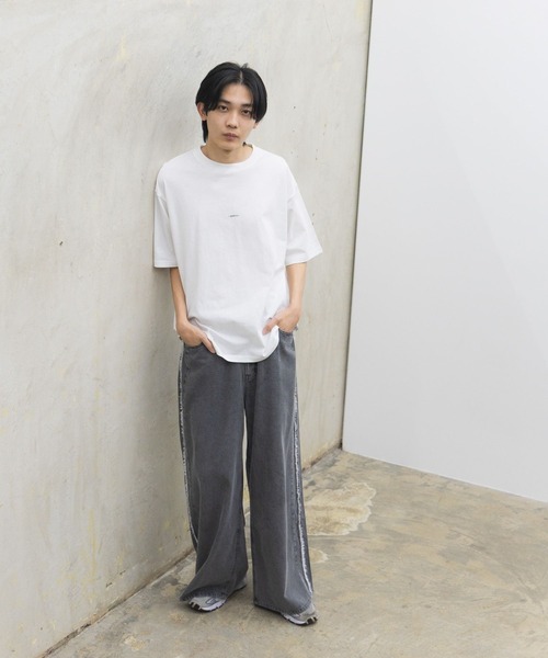 GLOBAL WORK(グローバルワーク)の「フリンジヒンヤリデニム/AND YUA ANY/291946(デニムパンツ・キッズ・グレー/ブルー・SMALL/MEDIUM/LARGE)」の14枚目の写真