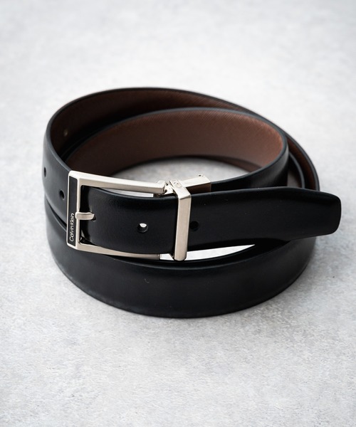 Calvin Klein（カルバン・クライン）の「Calvin Klein カルバンクライン リバーシブルレザーベルト（ベルト・メンズ・A/G/F/E/C/D/B・FREE）」の2枚目の写真