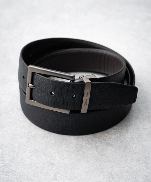 Calvin Klein（カルバン・クライン）の「Calvin Klein カルバンクライン リバーシブルレザーベルト（ベルト・メンズ・A/G/F/E/C/D/B・FREE）」の3枚目の写真
