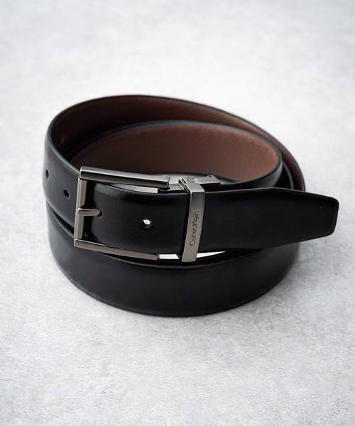Calvin Klein（カルバン・クライン）の「Calvin Klein カルバンクライン リバーシブルレザーベルト（ベルト・メンズ・A/G/F/E/C/D/B・FREE）」の4枚目の写真