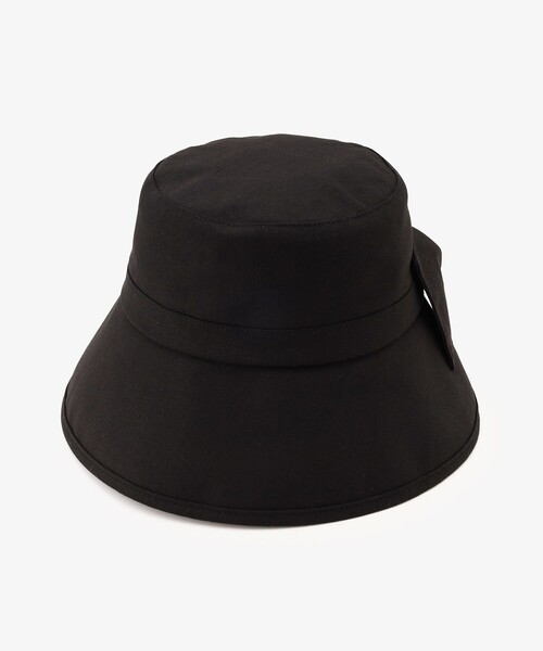 Afternoon Tea（アフタヌーンティー）の「リボンバックカットUVハット（ハット・レディース・ブラック/アイボリー/ピンク・ONE SIZE）」の3枚目の写真