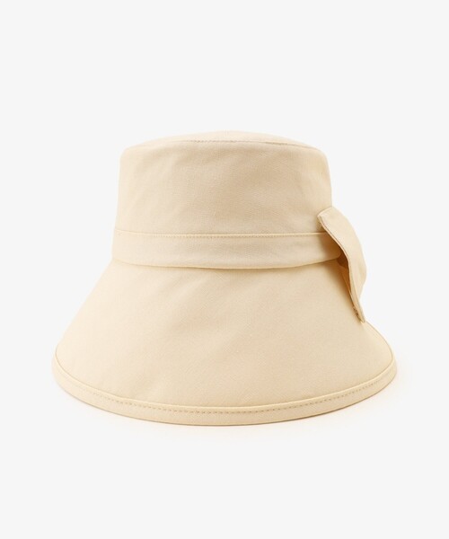 Afternoon Tea（アフタヌーンティー）の「リボンバックカットUVハット（ハット・レディース・ブラック/アイボリー/ピンク・ONE SIZE）」の16枚目の写真