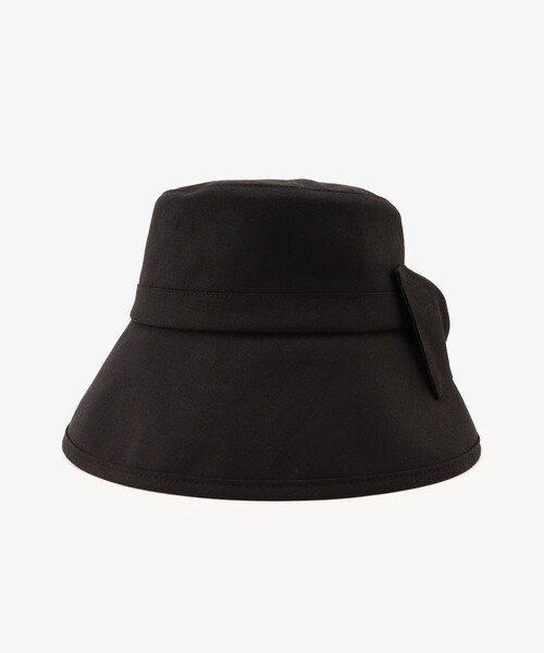 Afternoon Tea（アフタヌーンティー）の「リボンバックカットUVハット（ハット・レディース・ブラック/アイボリー/ピンク・ONE SIZE）」の5枚目の写真