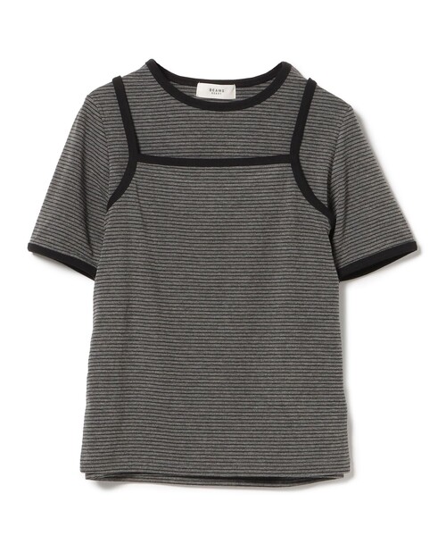 ❤️数時間限定 特別価格❤️新品未使用❤️BEAMS HEART❤️ セール】ボーダーTシャツ × キャミソール（セットアイテム）（T