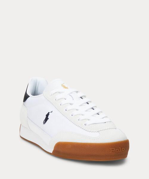 Hester スエード & キャンバス スニーカー（スニーカー）｜POLO