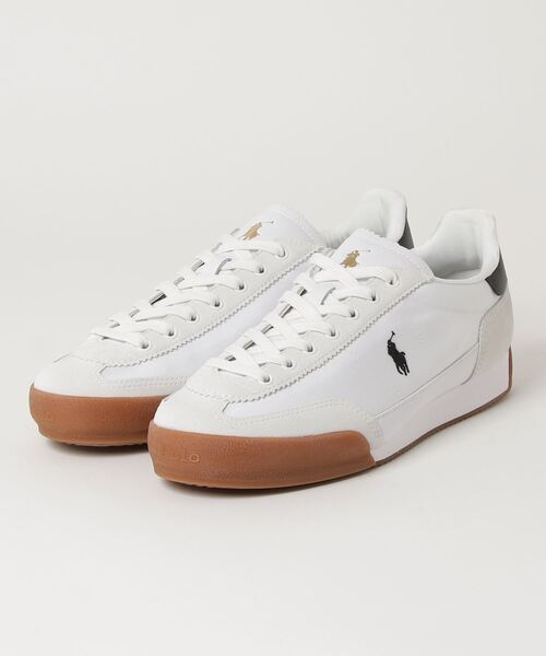 Hester スエード & キャンバス スニーカー（スニーカー）｜POLO