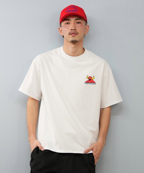 TOY　MACHINE（トイ　マシーン）の「【ムラサキスポーツ限定】TOY MACHINE/トイマシーン 半袖Tシャツ ビッグシルエット バックプリント Tシャツ MTMSFST4（Tシャツ/カットソー・メンズ・ホワイト/サンドベージュ/ブラック・M/XL/L）」の11枚目の写真