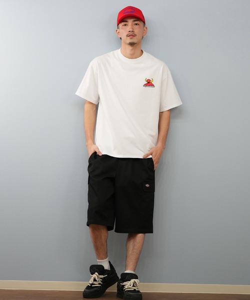 TOY　MACHINE（トイ　マシーン）の「【ムラサキスポーツ限定】TOY MACHINE/トイマシーン 半袖Tシャツ ビッグシルエット バックプリント Tシャツ MTMSFST4（Tシャツ/カットソー・メンズ・ホワイト/サンドベージュ/ブラック・M/XL/L）」の13枚目の写真