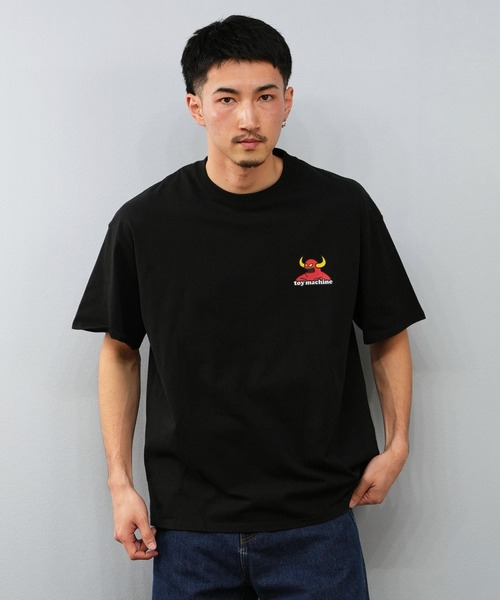 TOY　MACHINE（トイ　マシーン）の「【ムラサキスポーツ限定】TOY MACHINE/トイマシーン 半袖Tシャツ ビッグシルエット バックプリント Tシャツ MTMSFST4（Tシャツ/カットソー・メンズ・ホワイト/サンドベージュ/ブラック・M/XL/L）」の15枚目の写真