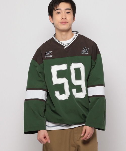 プルオーバー　ゲームシャツ　ブルワーズ セール】ストリート＆グランジ/ゲームシャツデザインナイロン