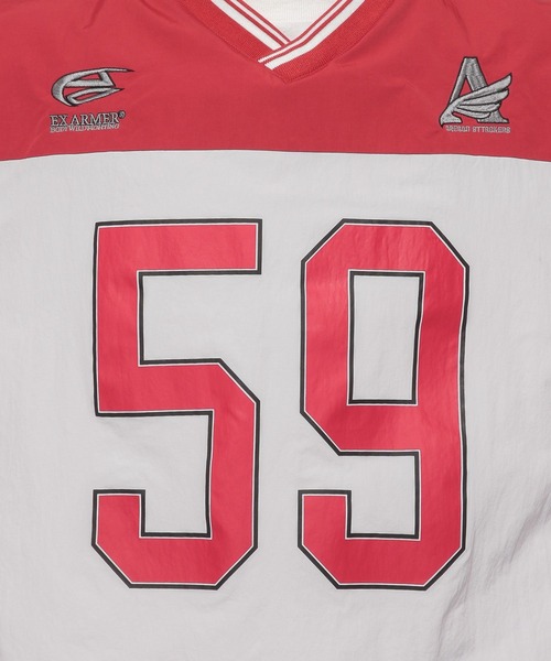 niko and...（ニコアンド）の「配色ゲームシャツプルオーバー（その他トップス・メンズ・グリーン/レッド・MEDIUM/LARGE）」の19枚目の写真