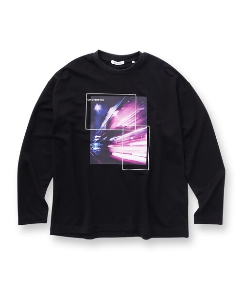 tk.TAKEO KIKUCHI（ティーケータケオキクチ）の「ネオングラフィックロンT（Tシャツ/カットソー・メンズ・ライトグリーン/ホワイト/ブラック・03/02）」の13枚目の写真