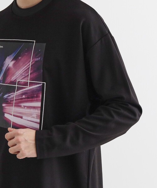 tk.TAKEO KIKUCHI（ティーケータケオキクチ）の「ネオングラフィックロンT（Tシャツ/カットソー・メンズ・ライトグリーン/ホワイト/ブラック・03/02）」の18枚目の写真