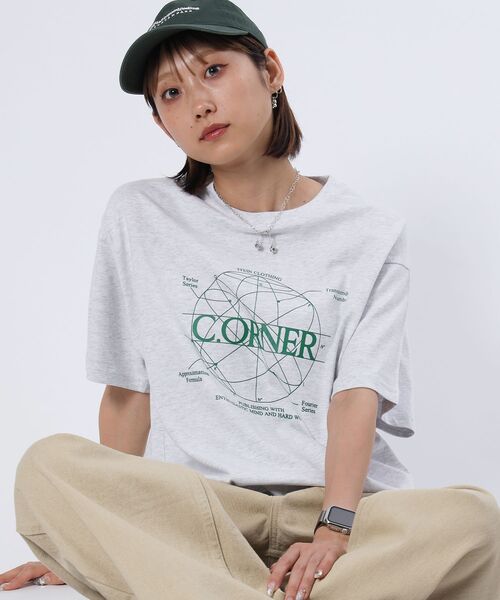 FFEIN(フェイン)の「【FFEIN(フェイン)】サークルアート線画プリントTシャツツ/ Tシャツ クルーネック 半袖 プリント サークルロゴ(Tシャツ/カットソー・メンズ・ブラック/ホワイト/ブラウン/イエロー/ネイビー/アッシュグレー/ライトブルー・SMALL/MEDIUM/LARGE)」の11枚目の写真