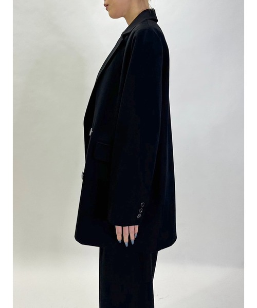 EGOIST（エゴイスト）の「ダブルブレストジャケット（セットアップ・レディース・ベージュ/ブラック/グレー・FREE）」の19枚目の写真