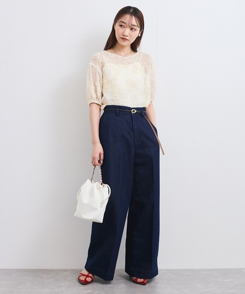 tシャツ コード刺繍キリカエ2wayプルオーバー レディース 予約]コード刺繍ロゴTシャツ/オフ – Lumier