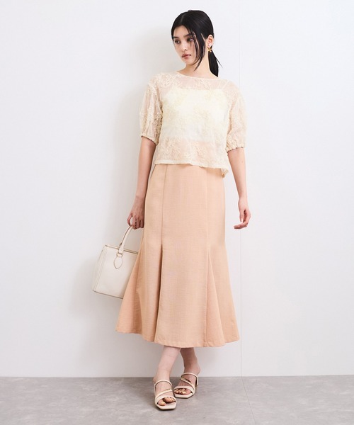 VIS（ビス）の「コード刺繍シアープルオーバー（Tシャツ/カットソー・レディース・キナリ/ブラック・FREE）」の15枚目の写真
