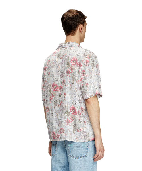 DIESEL（ディーゼル）の「メンズ 半袖シャツ S-LEYS（シャツ/ブラウス・メンズ・ホワイト系その他・44/48/46/50/52/54）」の2枚目の写真