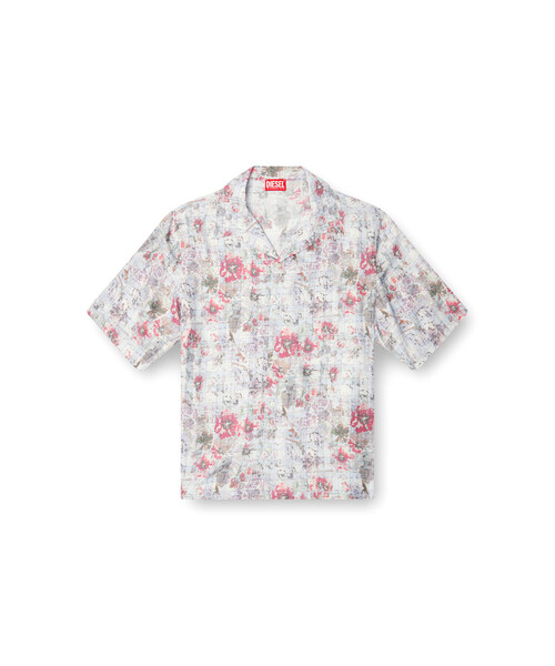 DIESEL（ディーゼル）の「メンズ 半袖シャツ S-LEYS（シャツ/ブラウス・メンズ・ホワイト系その他・44/48/46/50/52/54）」の4枚目の写真