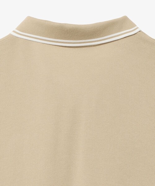 LACOSTE(ラコステ)の「スキッパーネックポロシャツ(ポロシャツ・レディース・ホワイト/ベージュ/ネイビー・34/38/36/40)」の10枚目の写真