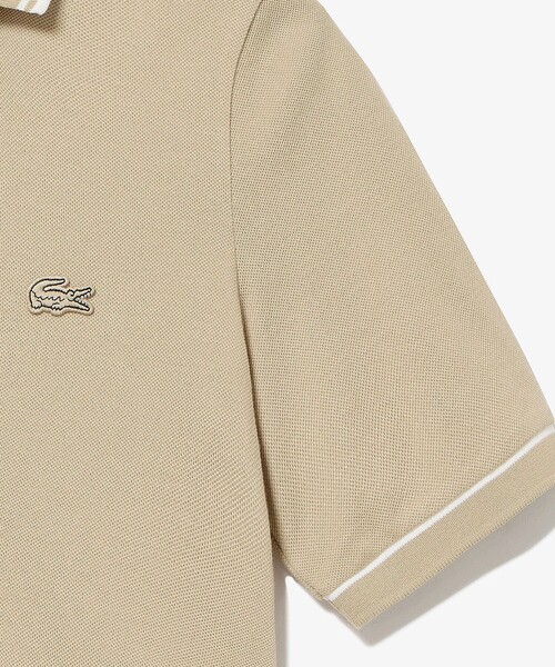 LACOSTE(ラコステ)の「スキッパーネックポロシャツ(ポロシャツ・レディース・ホワイト/ベージュ/ネイビー・34/38/36/40)」の11枚目の写真