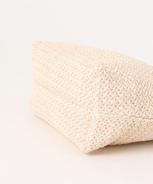 Ritzy(リッツィー)の「2way 配色切り替えかごショルダーバッグ ハンドバッグ(かごバッグ・レディース・ベージュ/アイボリー・FREE)」の3枚目の写真