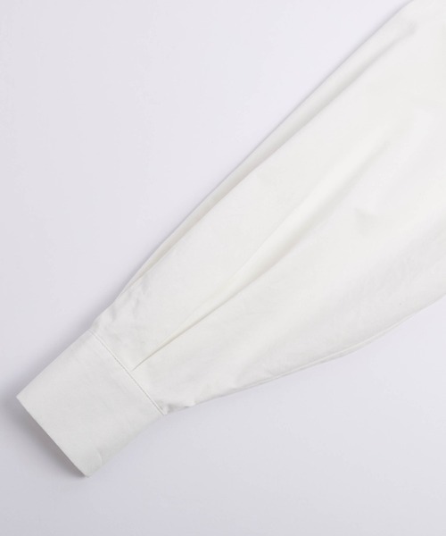 AMELY（エミリー）の「ドロストリボン プリーツヘムブラウス（シャツ/ブラウス・レディース・ブラック/ホワイト・フリー）」の3枚目の写真