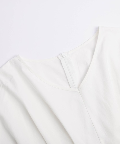 AMELY（エミリー）の「ドロストリボン プリーツヘムブラウス（シャツ/ブラウス・レディース・ブラック/ホワイト・フリー）」の18枚目の写真