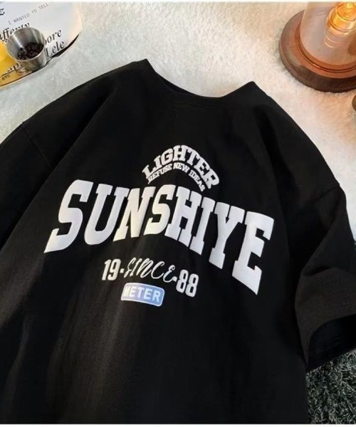 LETee(レティー)の「ビッグシルエットロゴプリントティーシャツ(Tシャツ/カットソー・レディース・グリーン/ブラック/ホワイト・FREE)」の7枚目の写真