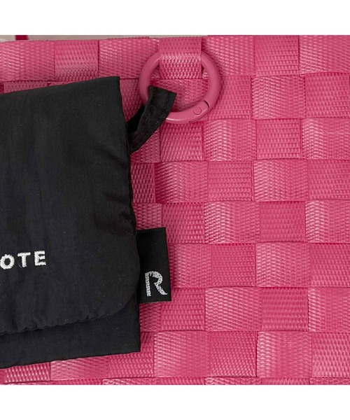 ROOTOTE（ルートート）の「ルートート / SC.ベビールー.バスケット-B（かごバッグ・レディース・ピンク/アイボリー/ブラック・FREE）」の7枚目の写真