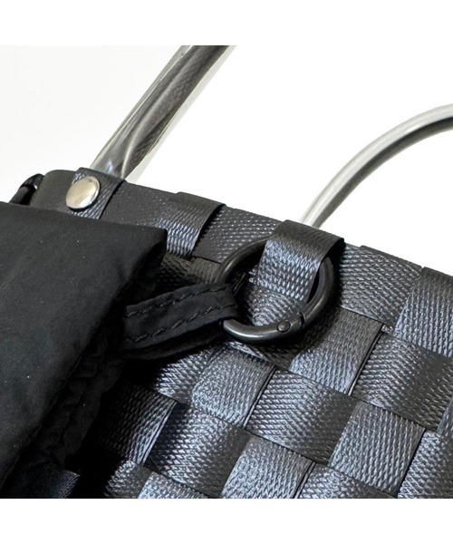 ROOTOTE（ルートート）の「ルートート / SC.ベビールー.バスケット-B（かごバッグ・レディース・ピンク/アイボリー/ブラック・FREE）」の9枚目の写真