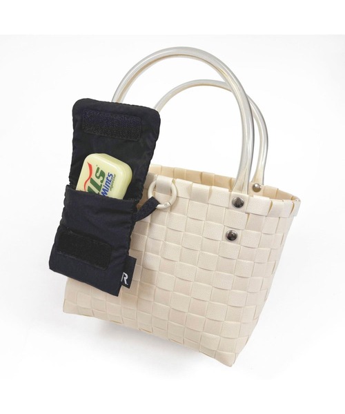 ROOTOTE（ルートート）の「ルートート / SC.ベビールー.バスケット-B（かごバッグ・レディース・ピンク/アイボリー/ブラック・FREE）」の11枚目の写真