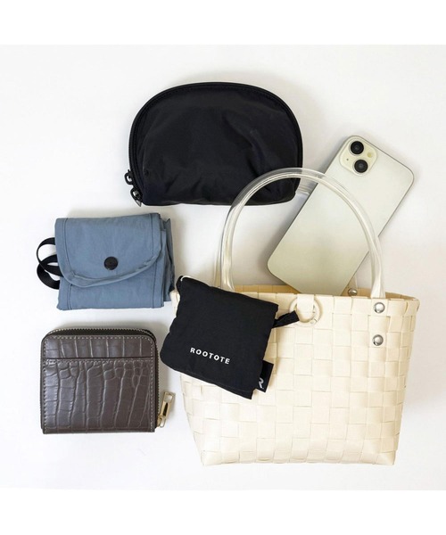 ROOTOTE（ルートート）の「ルートート / SC.ベビールー.バスケット-B（かごバッグ・レディース・ピンク/アイボリー/ブラック・FREE）」の13枚目の写真