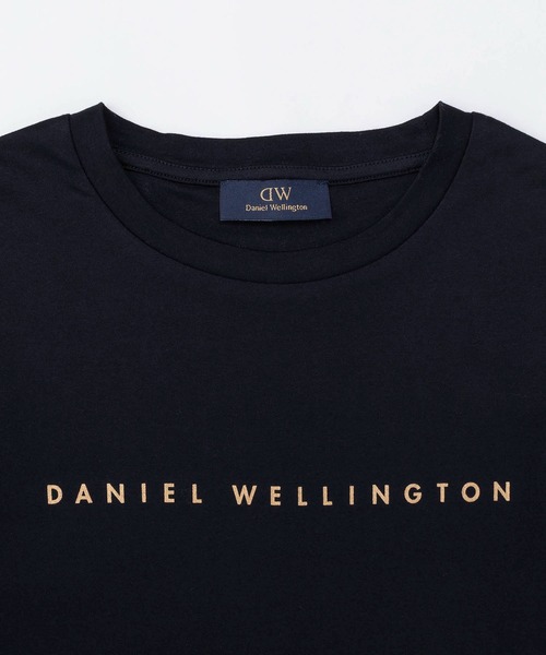 Daniel Wellington（ダニエルウェリントン）の「【Daniel Wellington】ストレッチコットンクルーネックロングスリーブTシャツ（Tシャツ/カットソー・レディース・ホワイト/ブラック・M/S/L）」の4枚目の写真
