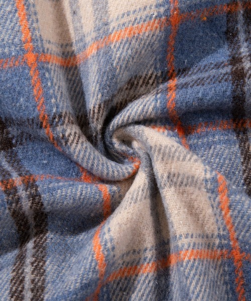 HOOK(フック)の「HOOK -original- 古着風チェック柄コットンオーバーシャツ(シャツ/ブラウス・メンズ・ブルー・X-LARGE/LARGE/MEDIUM)」の17枚目の写真