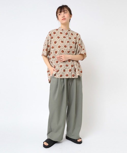 URCH RNA(アーチ アールエヌエー)の「R4325 コックさんのイージースラックスパンツ(その他パンツ・レディース・グレイッシュベージュ/チャコールグレー/グリーン・FREE)」の13枚目の写真