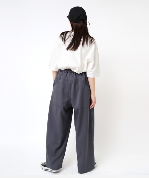 URCH RNA(アーチ アールエヌエー)の「R4325 コックさんのイージースラックスパンツ(その他パンツ・レディース・グレイッシュベージュ/チャコールグレー/グリーン・FREE)」の14枚目の写真