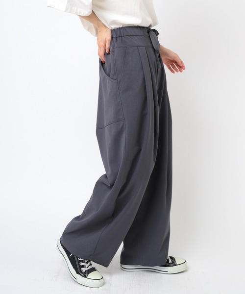 URCH RNA(アーチ アールエヌエー)の「R4325 コックさんのイージースラックスパンツ(その他パンツ・レディース・グレイッシュベージュ/チャコールグレー/グリーン・FREE)」の22枚目の写真
