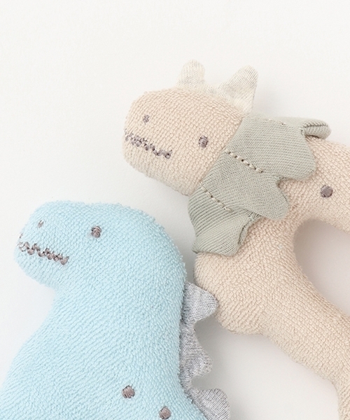 petit main（プティマイン）の「恐竜ラトル（その他ベビー用品・キッズ・サックスブルー/ライトグリーン・F）」の10枚目の写真