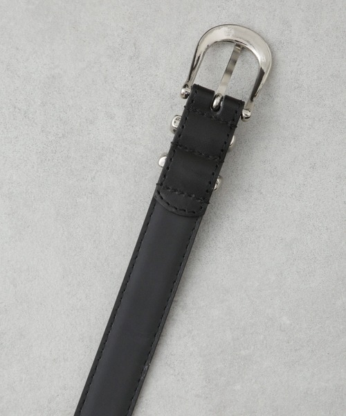 NANO universe（ナノユニバース）の「日本製 ヴィンテージライク ミニマルウエスタンベルト（ベルト・メンズ・ブラック/ブラウン・FREE）」の5枚目の写真