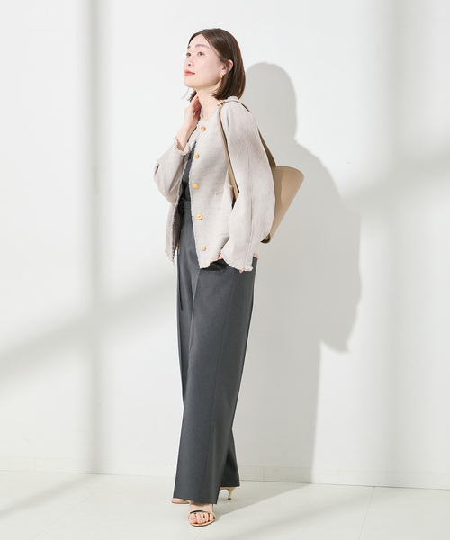 美品JOURNAL STANDARD L'ESSAGE ドルマンジャケット JOURNAL STANDARD L'ESSAGE｜リネンドルマンジャケット
