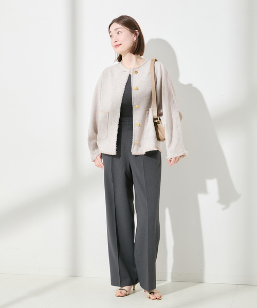 ジャーナルスタンダードレサージュ　TWEEDドルマンジャケット ジャーナルスタンダード レサージュ JOURNAL STANDARD L'ESSAGE