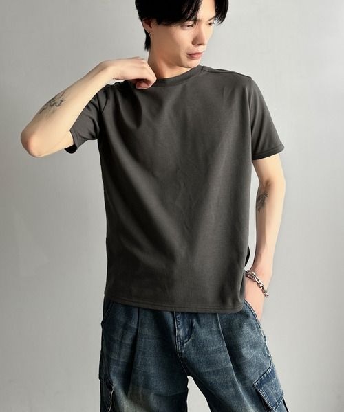Classical Origin（クラシカルオリジン）の「《Haruto×クラシカルオリジンコラボ》Utility SlimFit T-Shirt/ユーティリティスリムフィットTシャツ（Tシャツ/カットソー・メンズ・ブラック/オフホワイト/チャコールグレー・LARGE/SMALL/MEDIUM）」の18枚目の写真