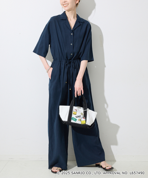 SLOBE IENA（スローブイエナ）の「《一部店舗・WEB限定》Hello Kitty ワッペンランチトートバック（クラッチバッグ・レディース・レッド/ブラック/カーキ・FREE）」の8枚目の写真